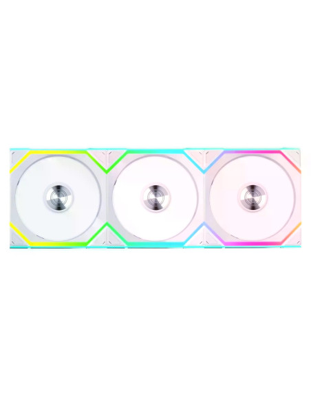 Вентилатори 3бр Lian Li UNI FAN SL Wireless ARGB PWM - 120 mm Бели + Контролер