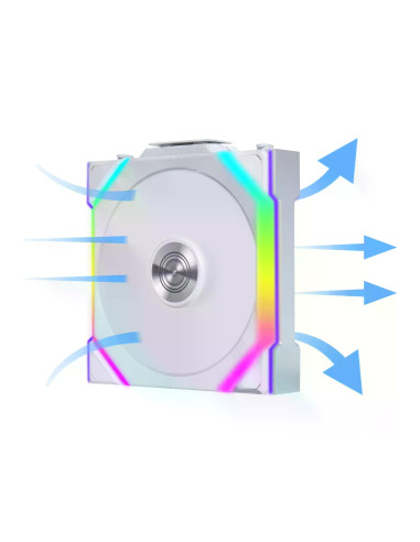 Вентилатори 3бр Lian Li UNI FAN SL Wireless ARGB PWM - 120 mm Бели + Контролер