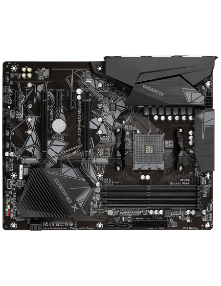 Дънна платка GIGABYTE B550 GAMING X V2 Socket AM4, 4 x DDR4, RGB Fusion, V2 (rev. 1.0)