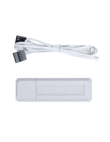 Вентилатори 3бр Lian Li UNI FAN SL Wireless ARGB PWM - 120 mm Бели + Контролер