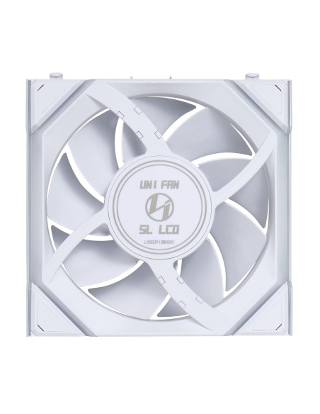 Вентилатори 3бр Lian Li UNI FAN SL Wireless LCD ARGB PWM - 120 mm Бели