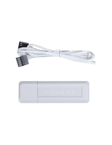 Вентилатори 3бр Lian Li UNI FAN SL Wireless LCD ARGB PWM - 120 mm Бели