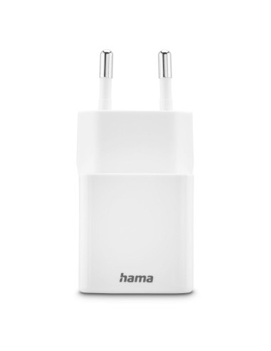 HAMA Бързо мини Gan зарядно, 30 W, 1x USB-C, 1x USB-A, PD, бял