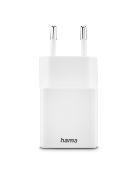 HAMA Бързо мини Gan зарядно, 30 W, 1x USB-C, 1x USB-A, PD, бял