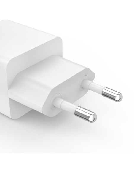 HAMA Бързо мини Gan зарядно, 30 W, 1x USB-C, 1x USB-A, PD, бял