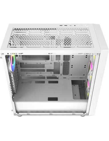 Кутия CoolerMaster MasterBox 600 - White ARGB