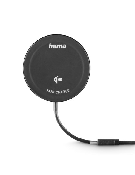 HAMA Безжично зарядно устройство Qi2, 15 W, черно,
