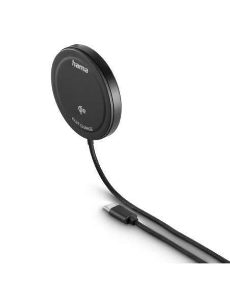 HAMA Безжично зарядно устройство Qi2, 15 W, черно,