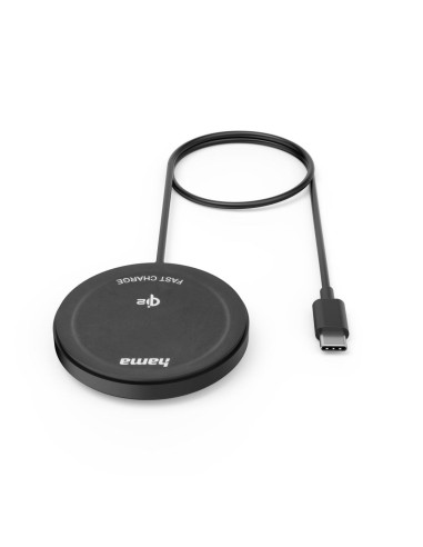 HAMA Безжично зарядно устройство Qi2, 15 W, черно,