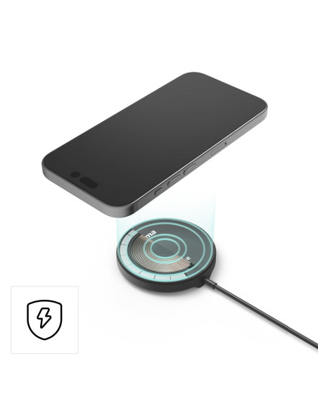 HAMA Безжично зарядно устройство Qi2, 15 W, черно,