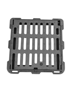 Чугунена решетка 400x400/D400 права