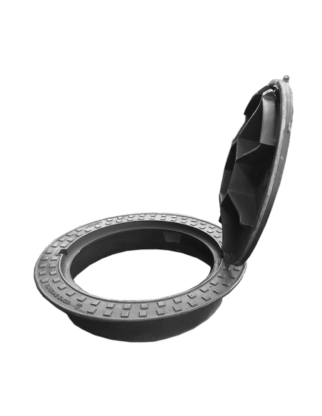 Чугунен капак Ф600 D400 H170 самонивелиращ