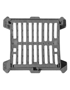 Чугунена решетка 400x400 D400 овална /P/ H80 /нов модел/