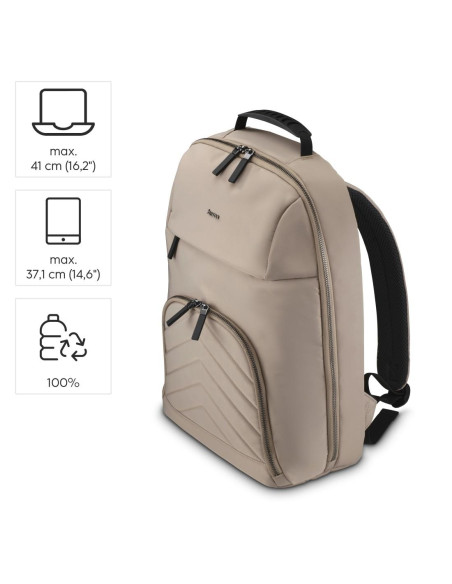 HAMA Раница за лаптоп -quot,Premium Lightweight-quot,, до 41 см (16,2-quot,), бежов