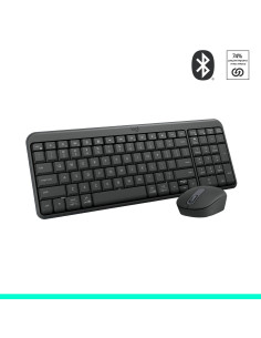 Безжичен комплект Logitech MK250 Graphite - Кирилизирана