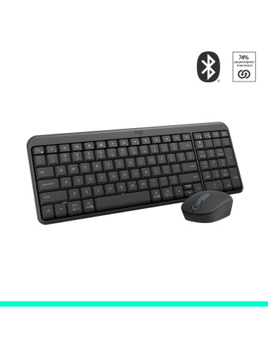 Безжичен комплект Logitech MK250 Graphite - Кирилизирана