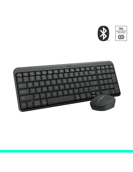 Безжичен комплект Logitech MK250 Graphite - Кирилизирана