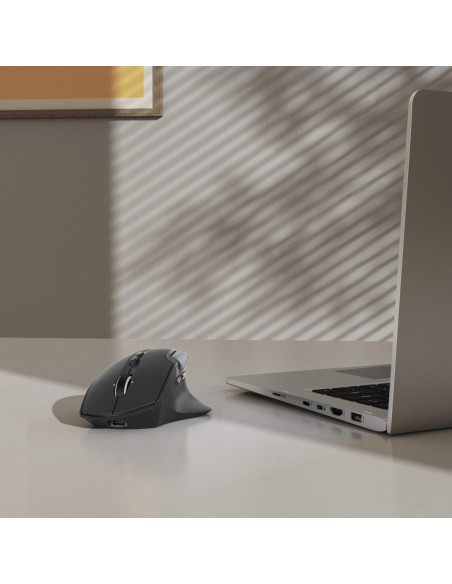 HAMA Мишка -bdquo,WM-900-ldquo, мултифункционална, ергономична, Bluetooth, батерия, RGB, черна