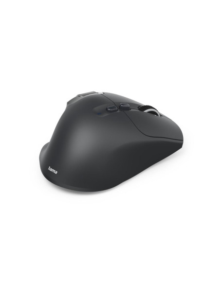 HAMA Мишка -bdquo,WM-900-ldquo, мултифункционална, ергономична, Bluetooth, батерия, RGB, черна