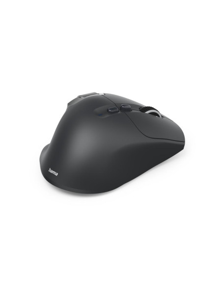 HAMA Мишка -bdquo,WM-900-ldquo, мултифункционална, ергономична, Bluetooth, батерия, RGB, черна