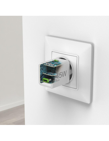 HAMA Бързо супер мини GaN зарядно, 45W, 201983