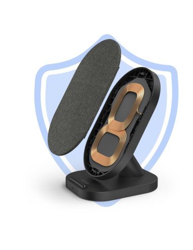 HAMA Безжично зарядно устройство -quot,QI-FC10S-Fab-quot,, 10 W, 201685