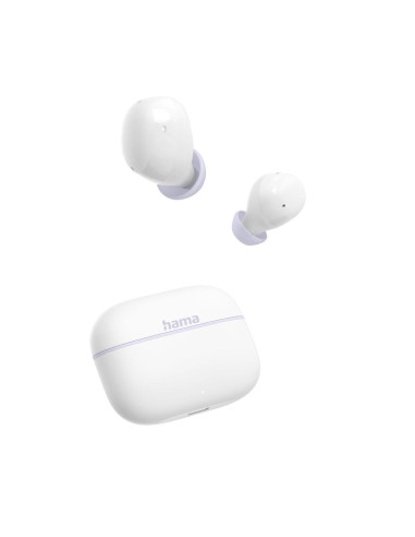 HAMA Блутут слушалки -quot,Freedom Buddy II-quot,, True Wireless, Бял