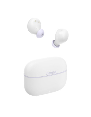 HAMA Блутут слушалки -quot,Freedom Buddy II-quot,, True Wireless, Бял