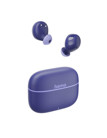 HAMA Блутут слушалки -quot,Freedom Buddy II-quot,, True Wireless, Лилав