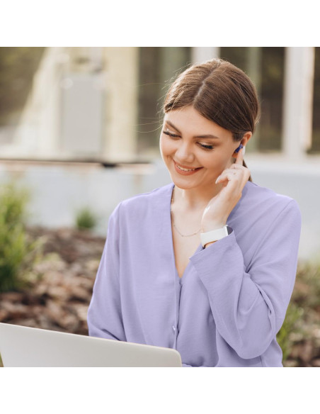 HAMA Блутут слушалки -quot,Freedom Buddy II-quot,, True Wireless, Лилав