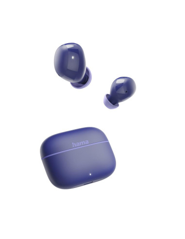 HAMA Блутут слушалки -quot,Freedom Buddy II-quot,, True Wireless, Лилав