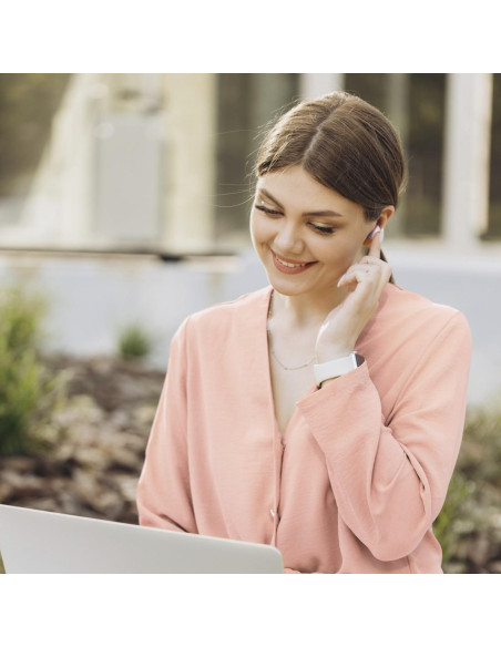 HAMA Блутут слушалки -quot,Freedom Buddy II-quot,, True Wireless, Розов