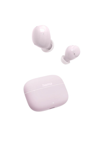 HAMA Блутут слушалки -quot,Freedom Buddy II-quot,, True Wireless, Розов