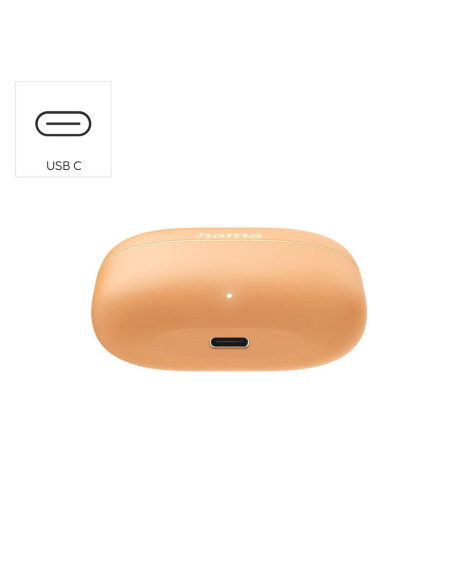 HAMA Блутут слушалки -quot,Freedom Buddy II-quot,, True Wireless, Оранжев