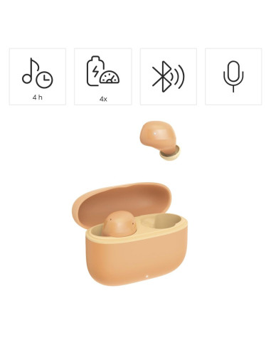 HAMA Блутут слушалки -quot,Freedom Buddy II-quot,, True Wireless, Оранжев