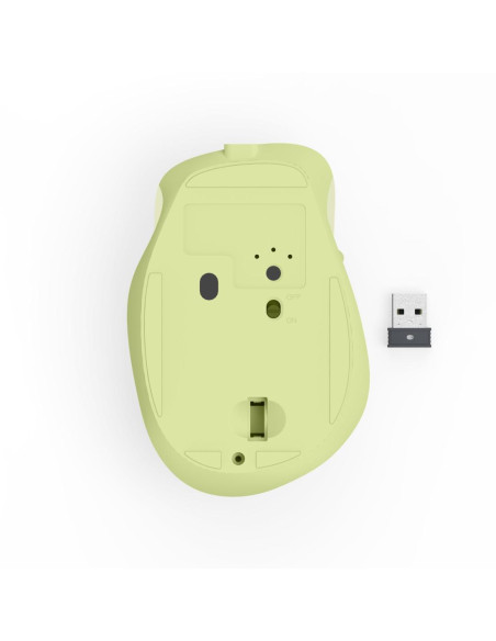 HAMA Безжична оптична мишка WM-500 Recharge, зелена, 6 бут.,800/1200/1600 dpi, безшумна