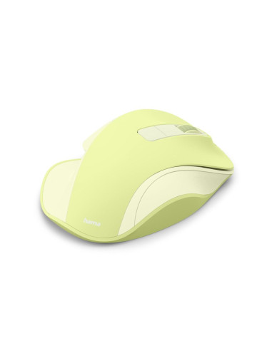 HAMA Безжична оптична мишка WM-500 Recharge, зелена, 6 бут.,800/1200/1600 dpi, безшумна