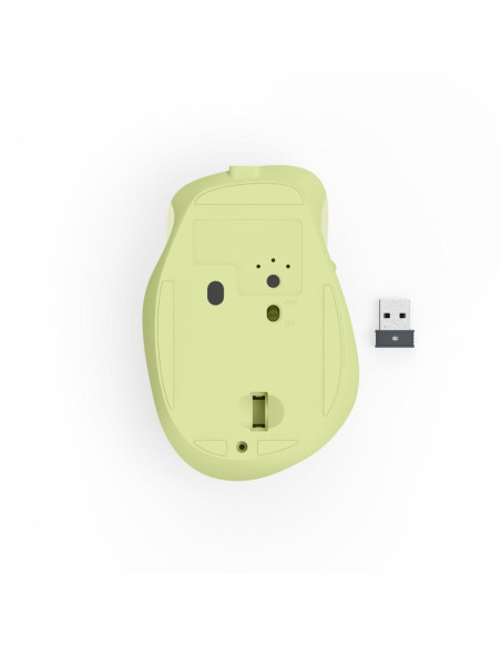 HAMA Безжична оптична мишка WM-500 Recharge, зелена, 6 бут.,800/1200/1600 dpi, безшумна
