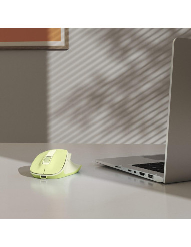 HAMA Безжична оптична мишка WM-500 Recharge, зелена, 6 бут.,800/1200/1600 dpi, безшумна