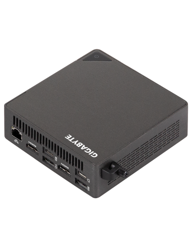 Мини компютър Gigabyte BRIX BRU5-225H, Intel Core Ultra 5 225H, 2 x SO-DIMM DDR5, 2 x M.2 SSD, Wi-Fi 7 + BT 5.4