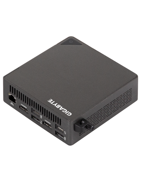 Мини компютър Gigabyte BRIX BRU5-225H, Intel Core Ultra 5 225H, 2 x SO-DIMM DDR5, 2 x M.2 SSD, Wi-Fi 7 + BT 5.4