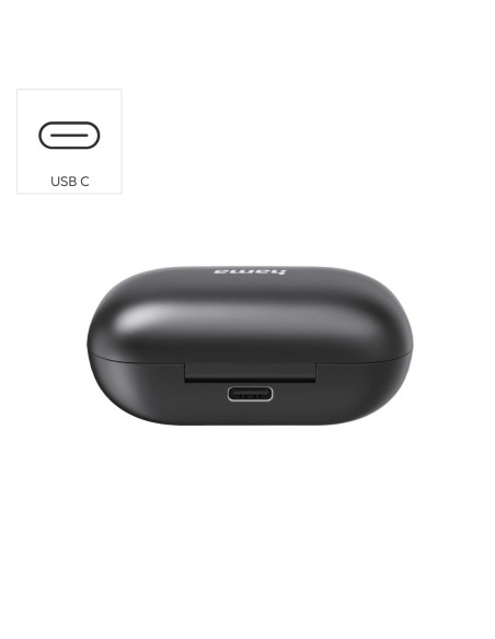 Hama Блутут слушалки -ldquo,Spirit Chop II-rdquo,, TWS, in-Ear, черни