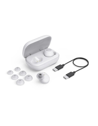 Hama Блутут слушалки -ldquo,Spirit Chop II-rdquo,, TWS, in-Ear, бяло