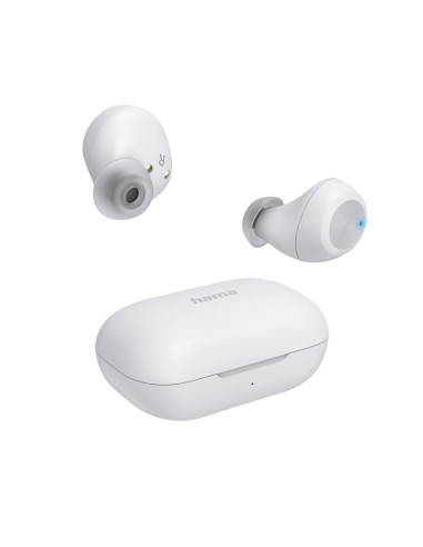 Hama Блутут слушалки -ldquo,Spirit Chop II-rdquo,, TWS, in-Ear, бяло
