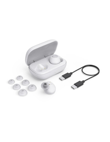 Hama Блутут слушалки -ldquo,Spirit Chop II-rdquo,, TWS, in-Ear, бяло