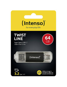 Intenso USB Flash Drive 3.2 64GB Twist Line 2