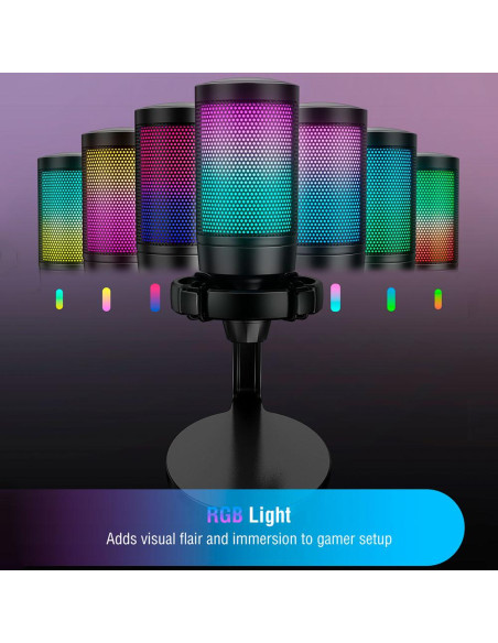 Настолен микрофон FIFINE A6NEO RGB - Black