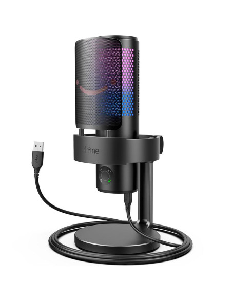 Настолен микрофон FIFINE A9 RGB 4 Polar Patterns- Black
