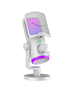 Настолен микрофон FIFINE AM6 RGB - White