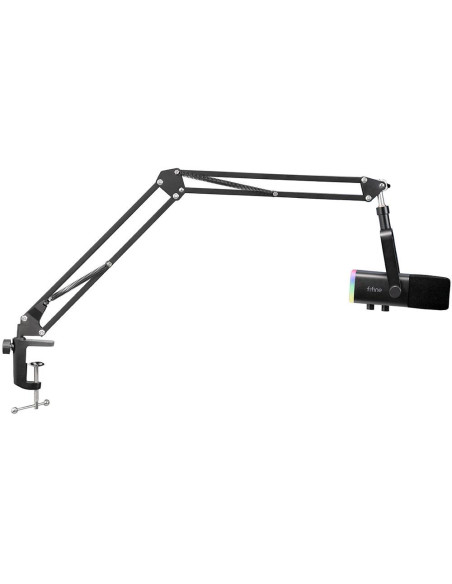 Микрофон със стойка FIFINE AM8T Dynamic RGB - Black